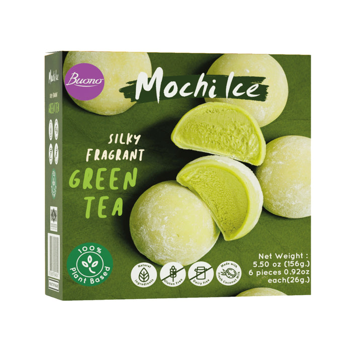 BUONO VEGAN GREEN TEA MOCHI ICE DESSERT 156G