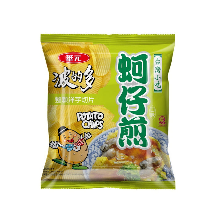 HWA YUAN OYSTER OMELETTE POTATO CRISPS 34G