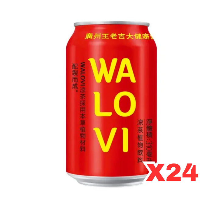 WALOVI HERBAL TEA CAN 310ML, CASE OF 24
