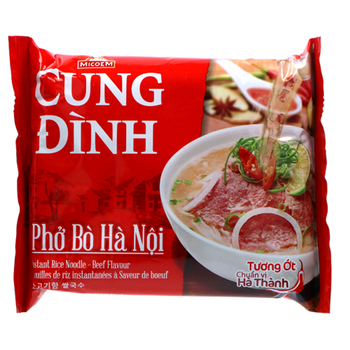 CUNG DINH BEEF PHO RICE NOODLE 70G
