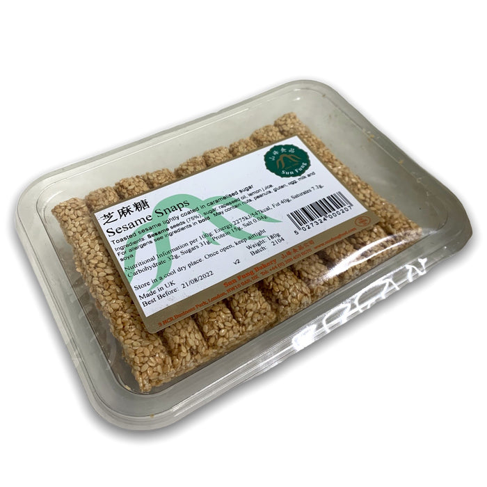 SUN FUNG SESAME SNAPS 180G 山峰芝麻糖