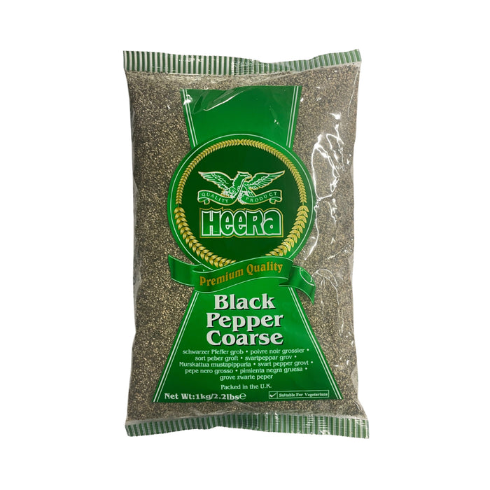 HEERA COARSE BLACK PEPPER 1KG