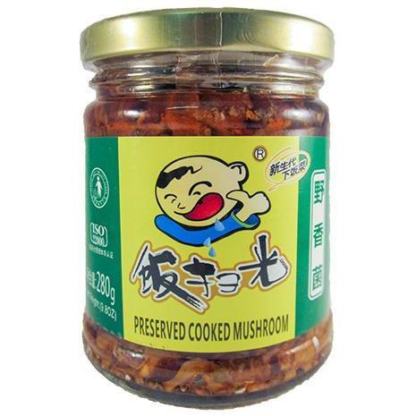 FANSAOGUANG 蜜餞 280G 飯掃光家常野香菌