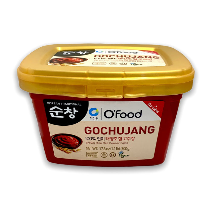 O'FOOD GOCHUJANG BROWN RICE RED PEPPER PASTE - 500G