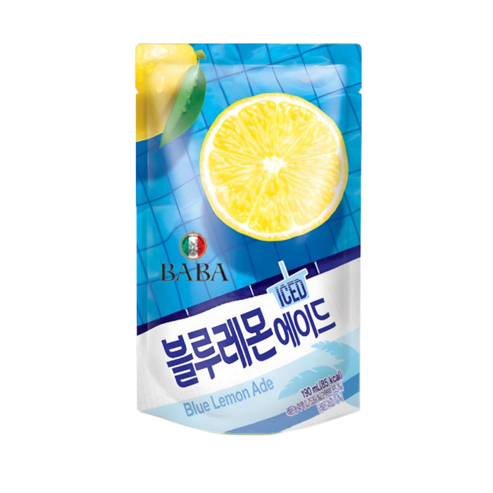 WOONGJIN BABA BLUE LEMON ADE POUCH 190ML