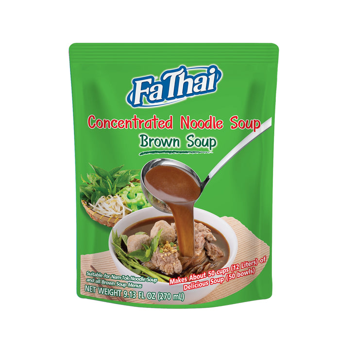 FA THAI INSTANT CONCENTRATED BROWN NOODLE SOUP 350G