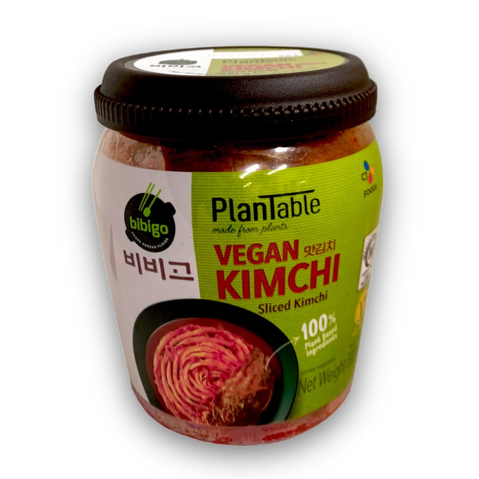 CJ BIBIGO SLICED VEGAN KIMCHI TRADITIONAL SHAPE JAR 500G