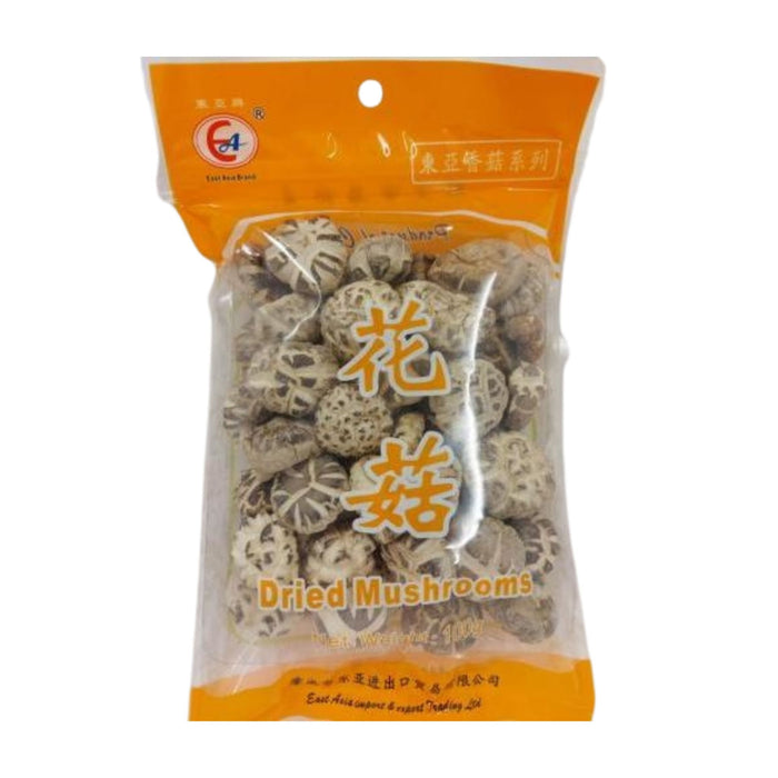 EAST ASIA DRIED SHIITAKE MUSHROOMS 100G 東亞珍珠花菇
