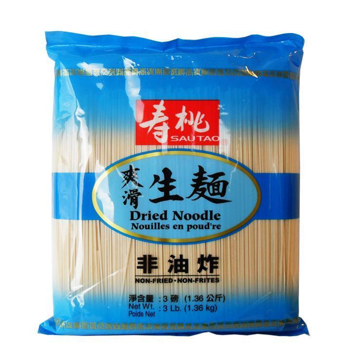 SAU TAO DRIED THIN SAN MEIN Noodle 1.36KG 寿桃生面王幼面