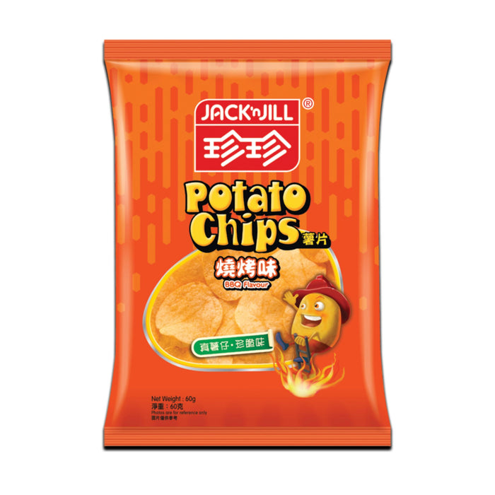 JACK 'N JILL BBQ FLAVOUR POTATO CHIPS 55G