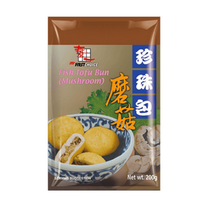 FIRST CHOICE TOFU BUN MUSHROOM 200G 泰一珍珠包蘑菇