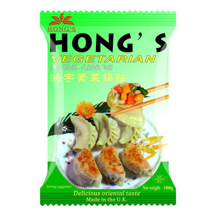 HONG’S HANDMADE VEGETARIAN DUMPLING 1KG 鴻字素菜手工鍋貼