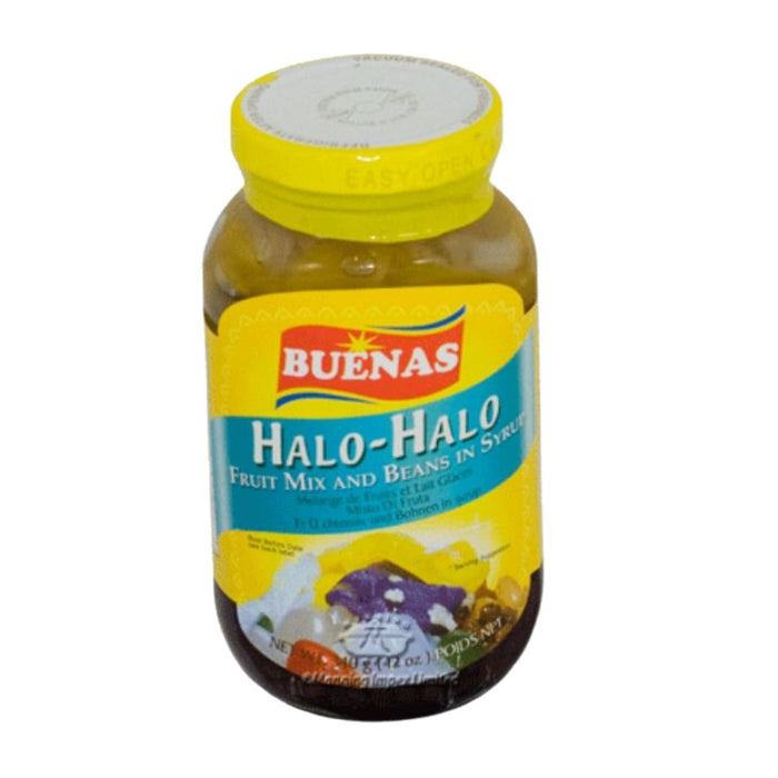 BUENAS HALO HALO 混合水果和豆類糖漿 340G