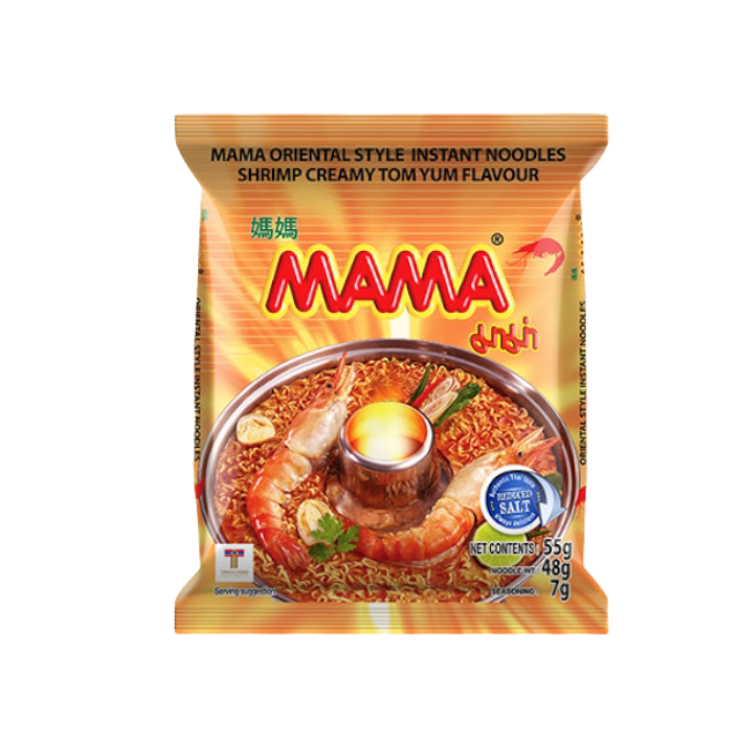 MAMA CREAMY SHRIMP TOM YUM NOODLE - 55G