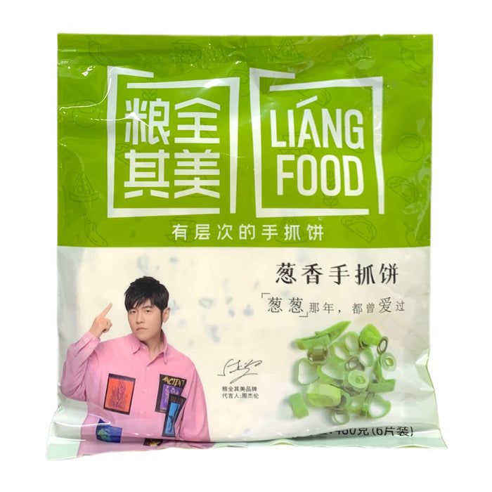 LQQM 韭菜味泡芙 PARATHA 6 PIECES - 480G 粮全其美 - 葱香手抓饼