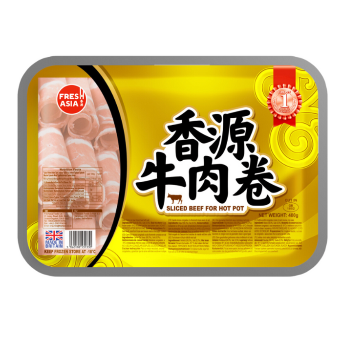 FRESH ASIA BEEF SLICE 400G 香源肥牛卷