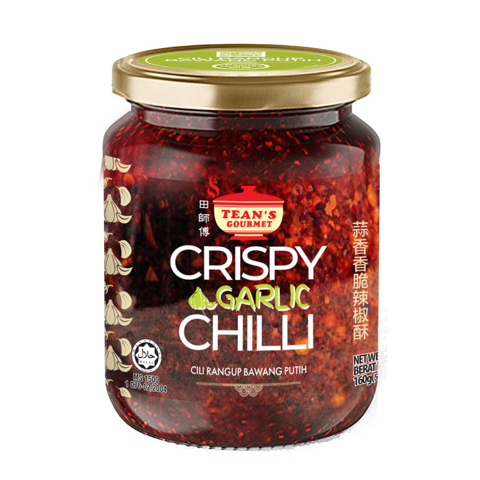 TEAN'S GOURMET CRISPY GARLIC CHILLI 160G