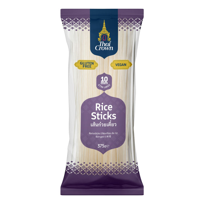 THAI CROWN 10MM XL RICE STICK 375G