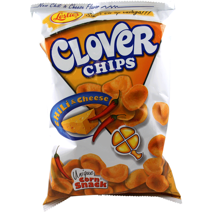 LESLIE’S CLOVER CHIPS CHILLI CHEESE 85G