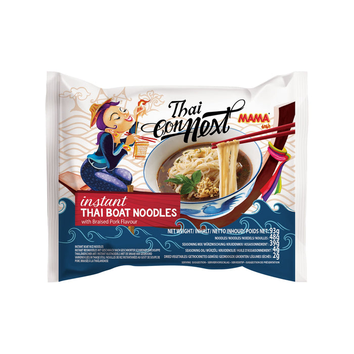 MAMA THAI CONNEXT THAI BOAT WITH BRAISED PORK INSTANT NOODLES 93G
