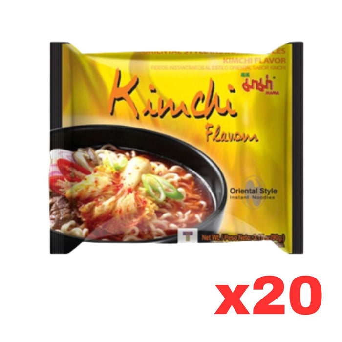 MAMA KOREAN UDON KIMCHI NOODLES, Case of 20