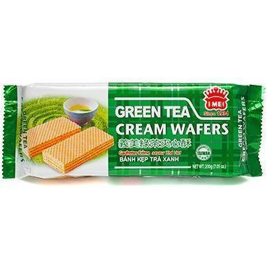 I MEI CREAM WAFER GREEN TEA 200G 义美绿茶夹心酥