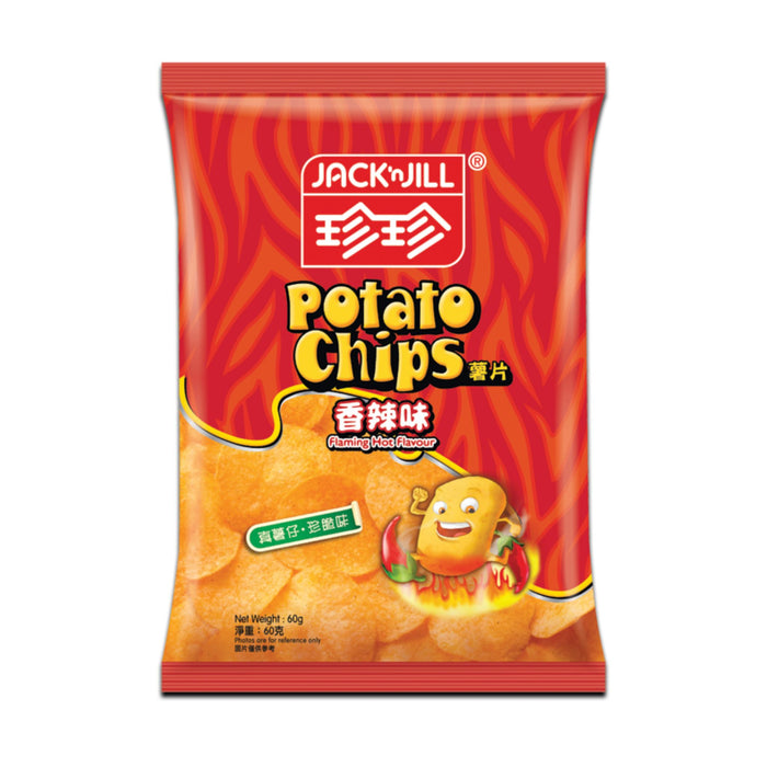 JACK 'N JILL FLAMING HOT POTATO CHIPS 55G