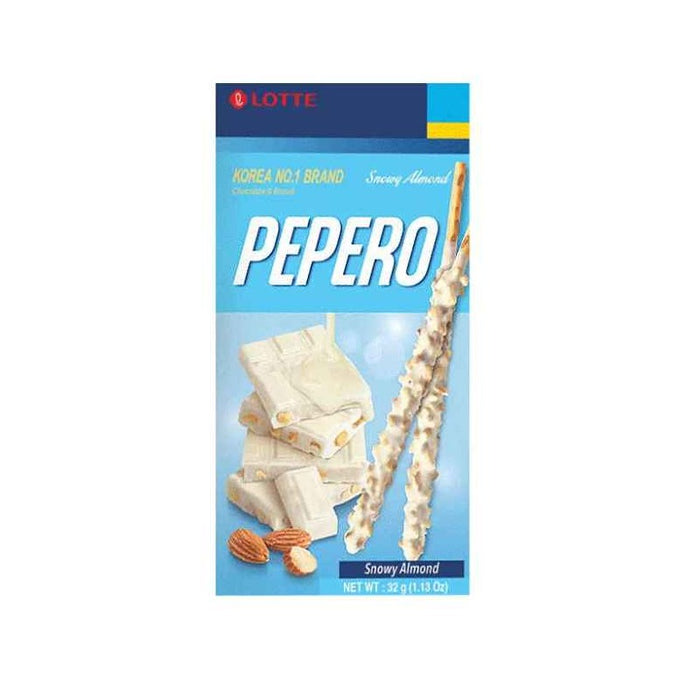 LOTTE PEPERO SNOWY ALMOND 32G