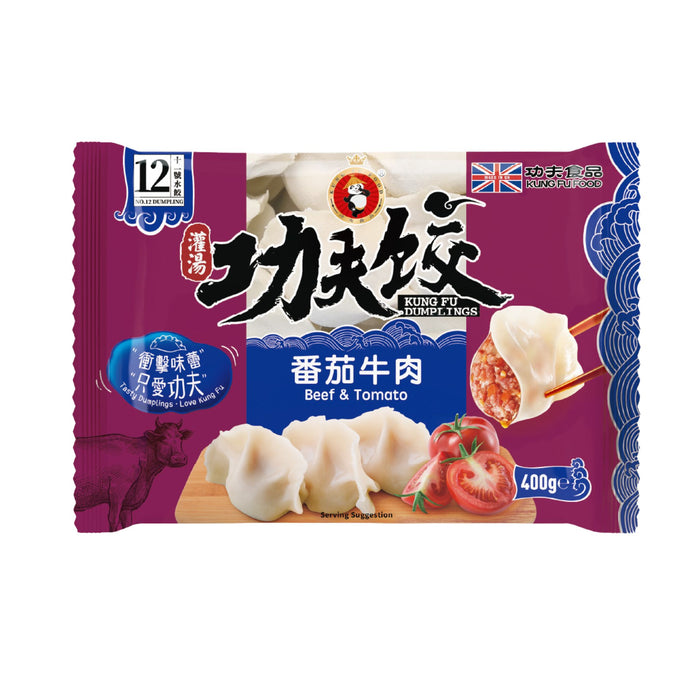 KUNG FU BEEF & TOMATO DUMPLINGS 400G