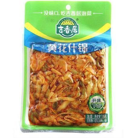 JI XIANG JU DAY LILY & VEGETABLES 106G 吉香居黄花什锦