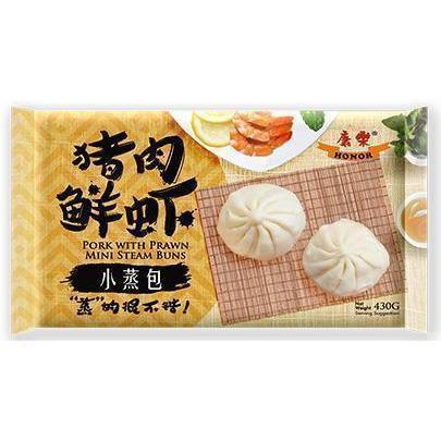 HONOR PORK WITH PRAWN MINI STEAM BUNS 430G 康樂小蒸煮包-豬肉鮮蝦