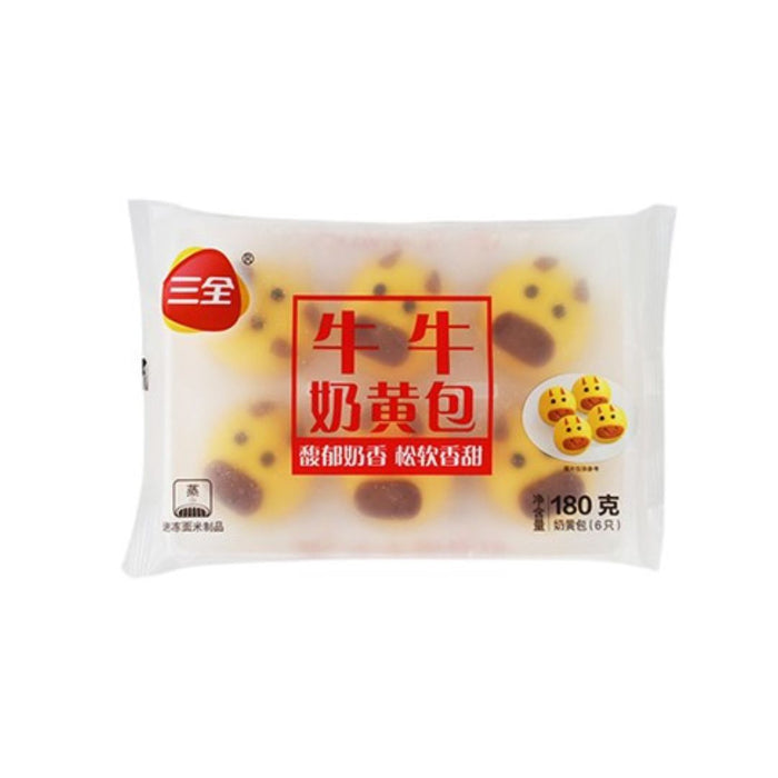 SANQUAN COW SHAPED CUSTARD BUN 180G