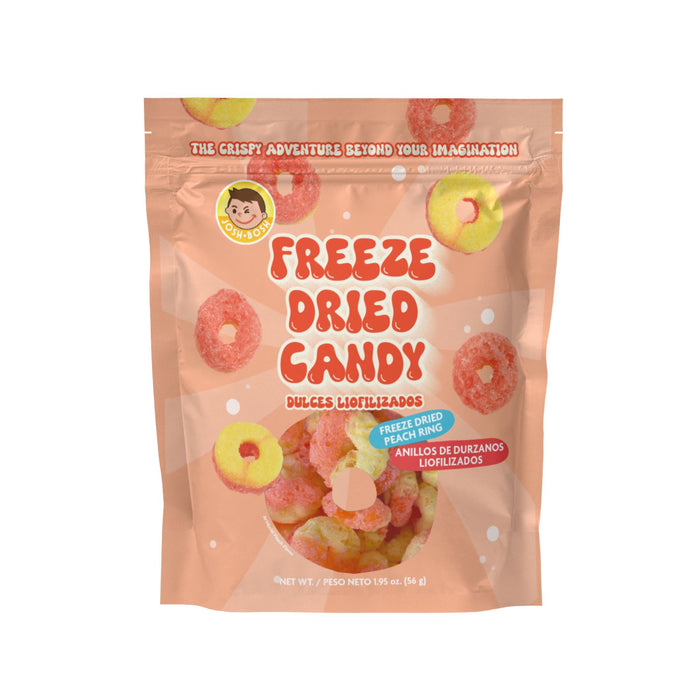 POCAS JOSH BOSH PEACH RINGS FREEZE DRIED CANDY 56G