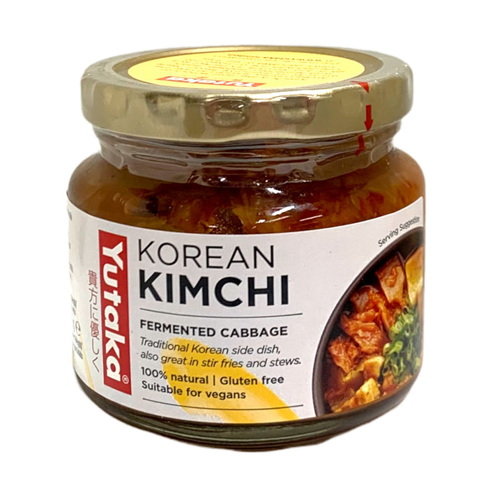 YUTAKA 100% NATURAL TRADITIONAL KOREAN VEGAN KIMCHI 215G
