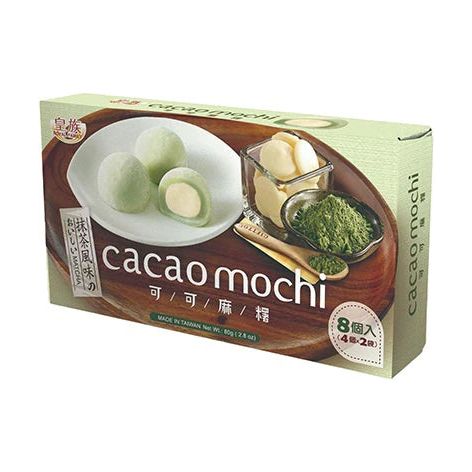 ROYAL FAMILY HALAL MATCHA CACAO MOCHI 80G 皇族可可麻糬 (抹茶)