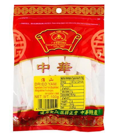 ZHENG FENG DRIED YAM - 100G