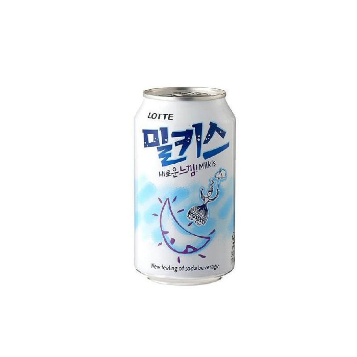 樂天牛奶蘇打水 340ML