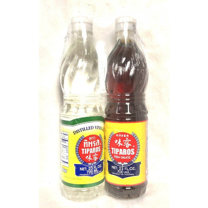 TIPAROS FISH SAUCE & DISTILLED VINEGAR TWIN PACK 2X700ML