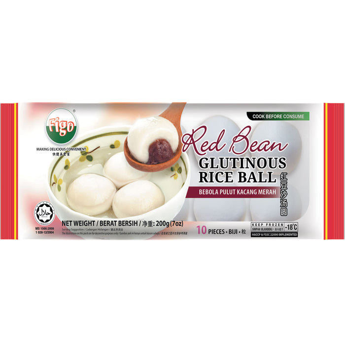 Figo RED BEAN RICE BALL - 200G 飞哥红豆沙汤圆