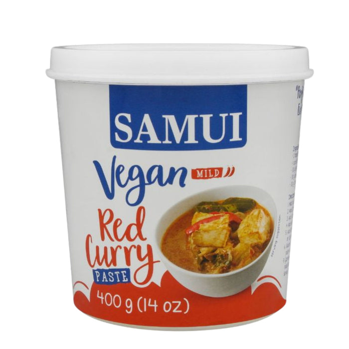 SAMUI VEGAN THAI RED CURRY PASTE 400G