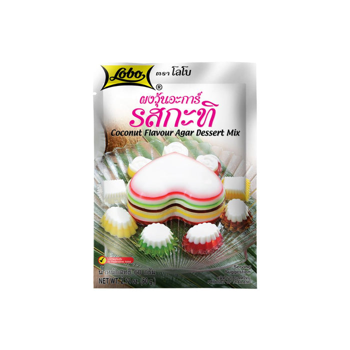 LOBO COCONUT FLAVOUR AGAR DESSERT MIX 60G