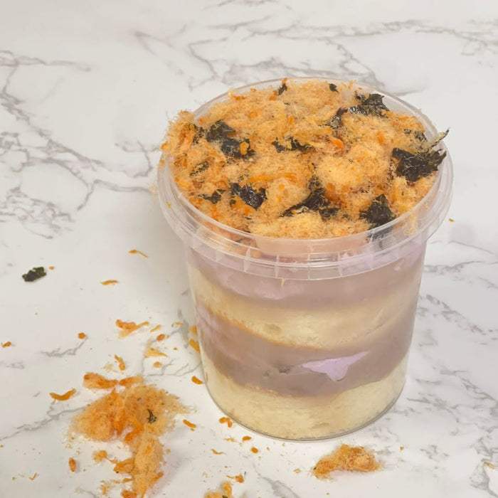 CHINA COURT TARO MEAT FLOSS BOX CAKE 芋泥肉松盒子蛋糕 (Approx. 2-3 Days Shelf Life. Dispatched Tues-Thurs)