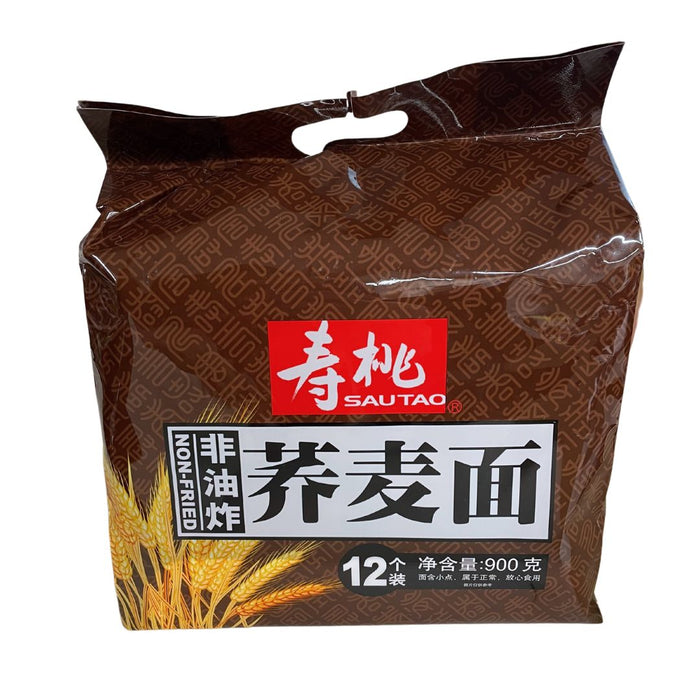 SAU TAO BUCKWHEAT NOODLES 900G 壽桃蕎麥麵 (12個裝)