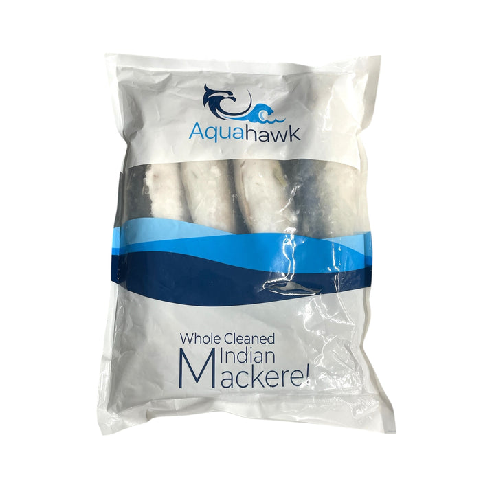 AQUAHAWK WHOLE CLEANED INDIAN MACKEREL 1KG