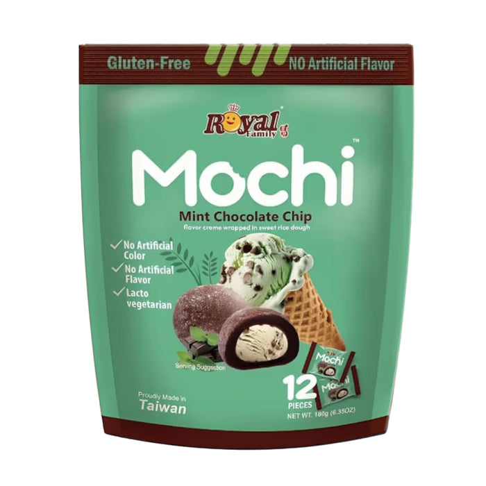 ROYAL FAMILY MINT CHOCOLATE CHIP MOCHI 180G