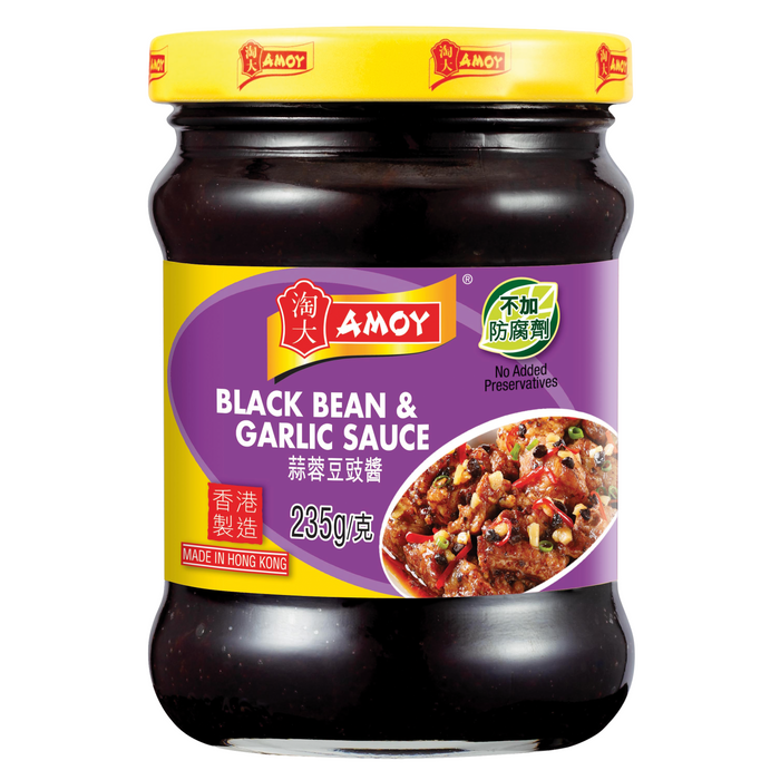 AMOY BLACK BEAN &amp; GARLIC SAUCE 235g 蒜蓉豆豉醬