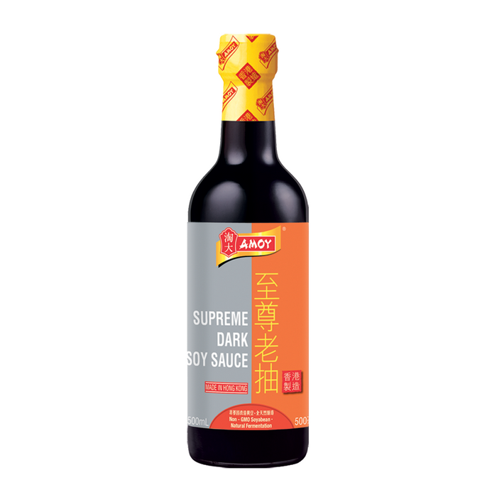 AMOY SUPREME DARK SOY SAUCE 500ml 銀標老抽