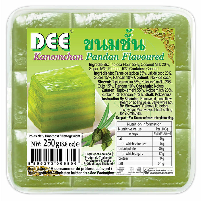 DEE KANOMCHAN PANDAN FLAVOURED DESSERT 250G