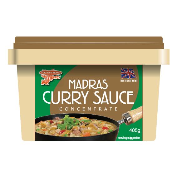 GOLD FISH MADRAS CURRY SAUCE CONCENTRATE 405G