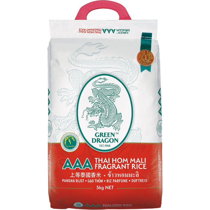 GREEN DRAGON THAI FRAGRANT RICE 青龍香米 5KG